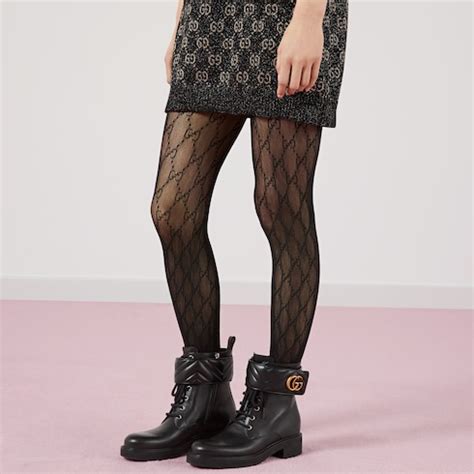 gucci interlocking tights black|gucci inspired tights.